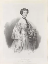 Porträt der Kaiserin Elisabeth von Österreich, 1853