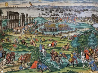 Armee von Karl V. gegen Tunis