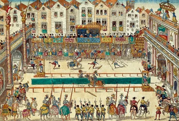 Heinrich II. von Frankreich tödlich verwundet, 30. Juni