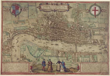 Plan von London aus 