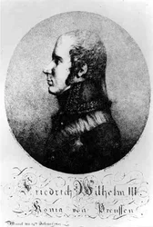 Porträt von Friedrich Wilhelm III. (1770-1840), König von Preußen, 24. Juli 1807