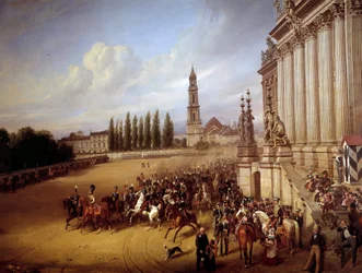 Parade in Potsdam.