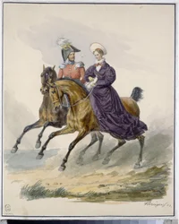 Kaiser Nikolaus I. und Kaiserin Alexandra Fjodorowna