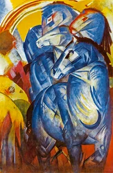Der Turm der blauen Pferde, 1913
