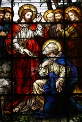 Christus übergibt Petrus die Schlüssel