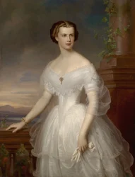 Porträt von Elisabeth von Bayern