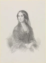 Bildnis einer Dame in spanischem Kostüm, sitzend, in halber Figur