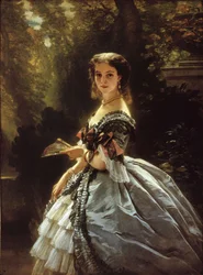 Porträt der Gräfin Elisabeth Esperowna Trubetskaja, geborene Belosselskaja-Beloserskaja, 1834-1907, 18