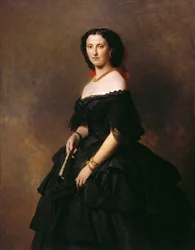Porträt von Herzogin Elizaveta Alexandrovna Baryatinskaya, geborene Prinzessin Chernysheva 1826-1902