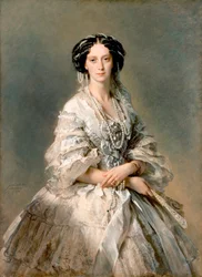 Porträt von Maria Alexandrowna, 1857