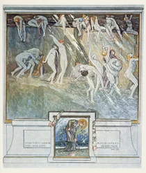 Illustration aus Dantes „Göttlicher Komödie“, Inferno, Gesang XIV. 28, 1921