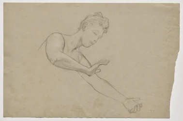 Figurenstudie für das Fakultätsbild "Theologie"