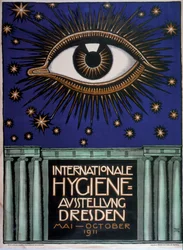 Plakat für die Erste Internationale Hygiene-Ausstellung 1911, 1911