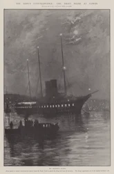 Die Genesung des Königs, die Nachtszene in Cowes