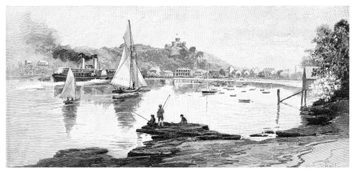 Manly Beach, Sydney, New South Wales, Australien, 1886