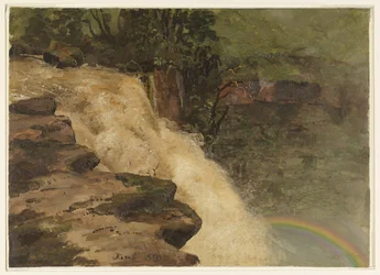Ein Wasserfall in Kolumbien