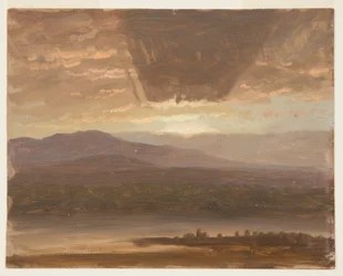 Zeichnung, Catskills von Hudson, New York, 1870