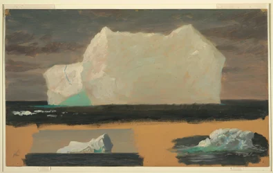 Schwimmende Eisberge bei Twillingate, Neufundland, 4. Juli 1859