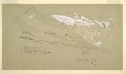 Von den Berner Alpen, Bel Arp, August 1868