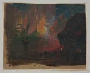 Zeichnung, Eisberg-Fantasie, um 1859