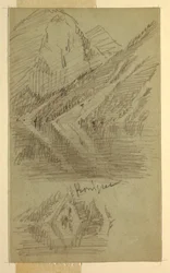 Königssee, Berchtesgaden, Bayern, Juni oder Juli 1868