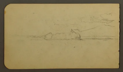 See mit Blick auf Mt. Katahdin, 1878