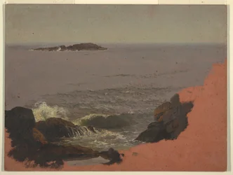 Zeichnung, Küste von Maine, 1845-48
