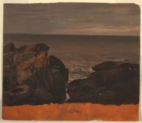 Zeichnung, Küste von Maine, ca. 1850