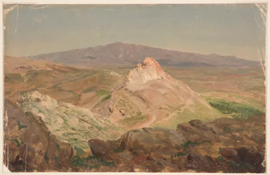 Zeichnung, Mount Pentelikon, April 1869