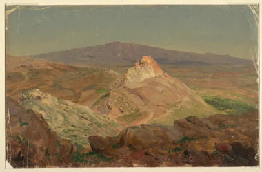 Zeichnung, Mount Pentelikon, April 1869