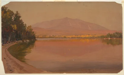 Zeichnung, Mt. Katahdin vom Togue Pond, 1878