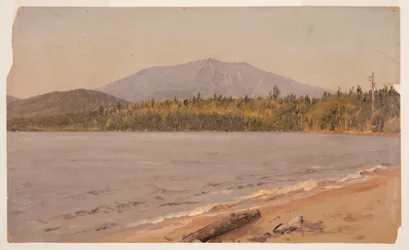 Zeichnung, Mt. Katahdin vom Togue Pond, möglicherweise 1878