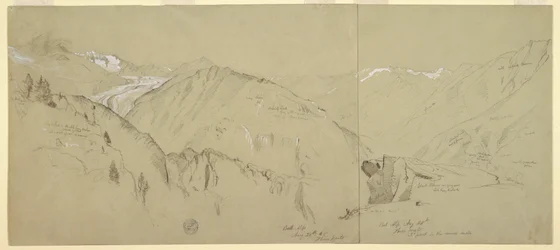 Panoramablick von Bel Arp, 1868