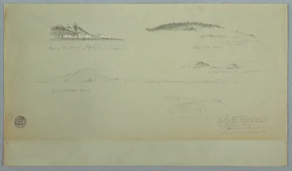 Teil der Insel Fogo, Indian Look, 2. Juli 1859