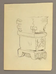 Sarkophag, möglicherweise 1868–69