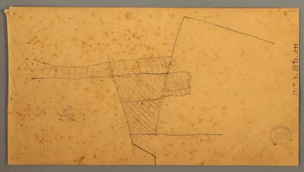 Zeichnung, Dampfschiff, Himmelsstudie, 30. Juni 1866