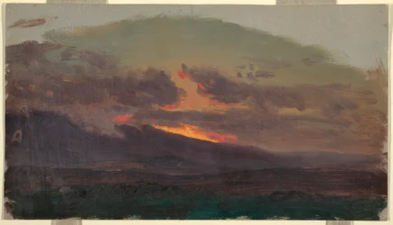 Sonnenuntergang über den Catskills