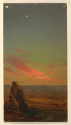 Sonnenuntergang nahe Rom
