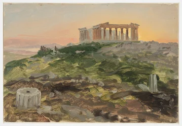Das Parthenon von Südosten, April 1869