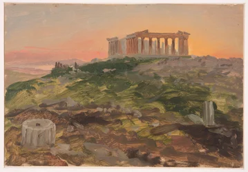 Das Parthenon von Südosten, April 1869