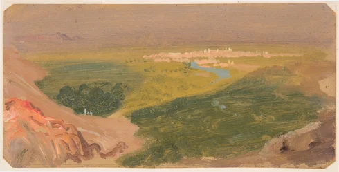 Blick Richtung Damaskus, Syrien, 24. April - 16. Mai 1868
