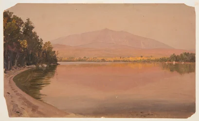 Mt. Katahdin vom Togue-Teich