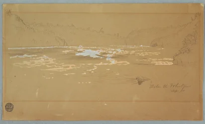Der Fluss "Unterhalb des Strudels"