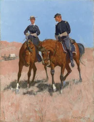 Belle McKeever und Lt. Edgar Wheelock, ca. 1899