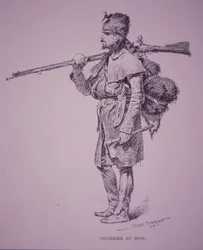 Französisch-Kanadischer Pelzhändler Coureur du Bois