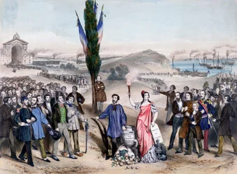 Allgemeines Wahlrecht, 1850