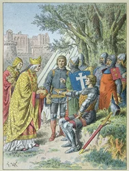 Bertrand Du Guesclin erhielt den Groll, den er suchte, um Avignon zu behalten