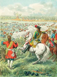 König Ludwig XIV überquert den Rhein