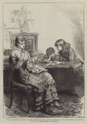 Menschen, die ich getroffen habe, die Gouvernante (Gravur)