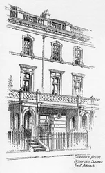 George Borrows Haus, Hereford Square, London, 1912